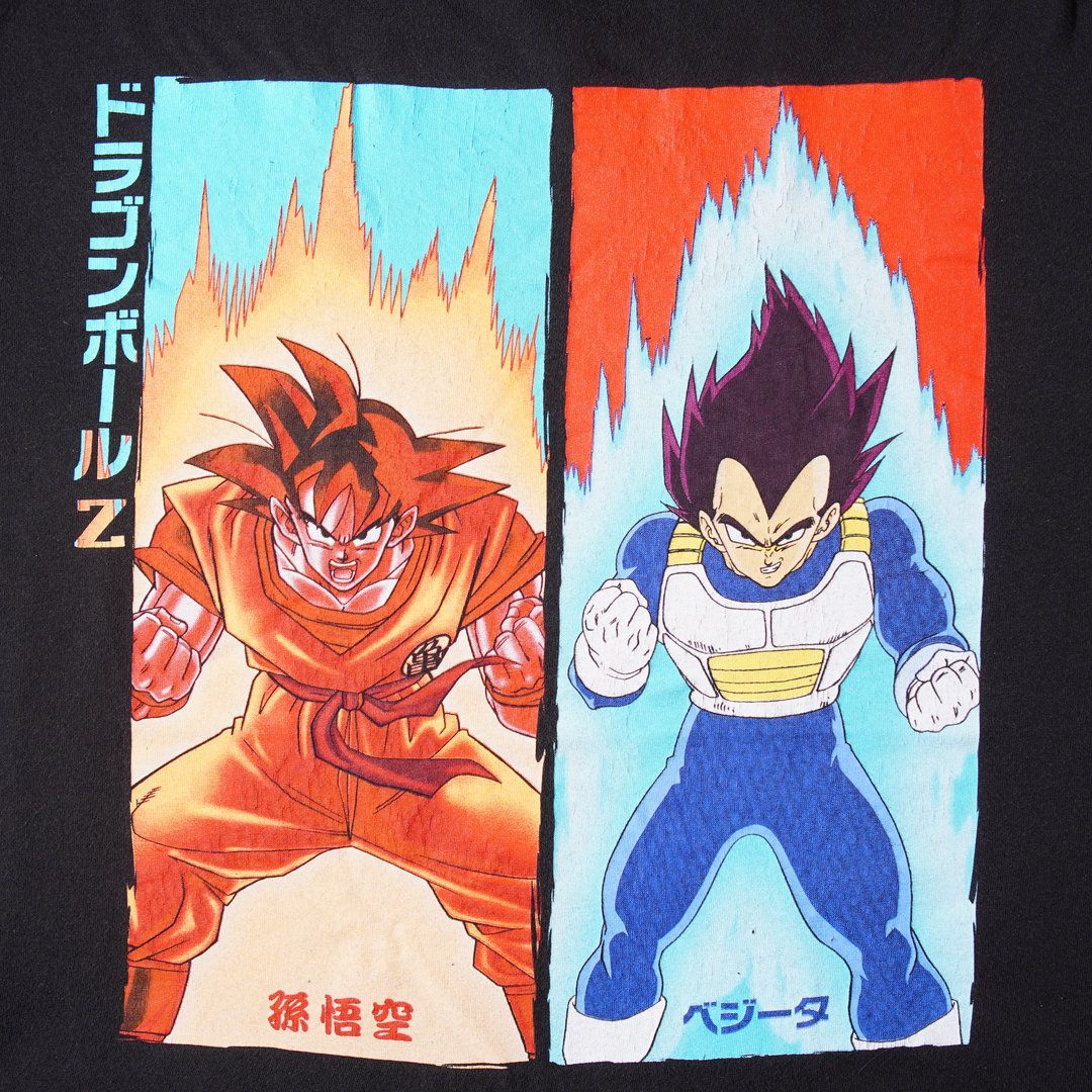 ドラゴンボール Z DRAGON BALL Z Tシャツ L ブラック 孫悟空 ベジータ