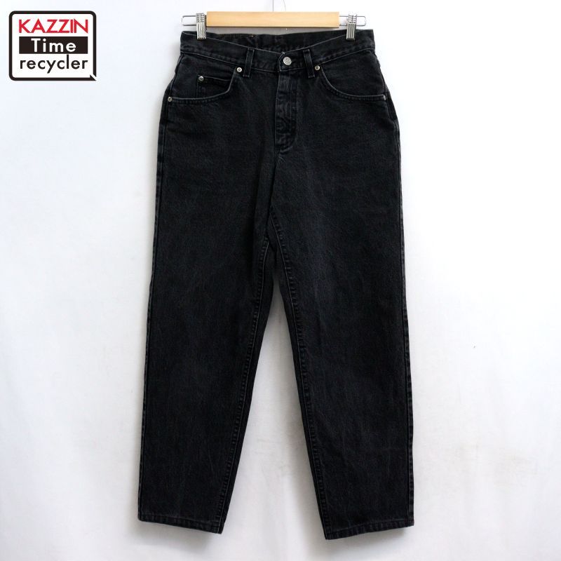 90s USA製 vintage Lee ブラック デニムパンツ メンズ 表記31×32サイズ