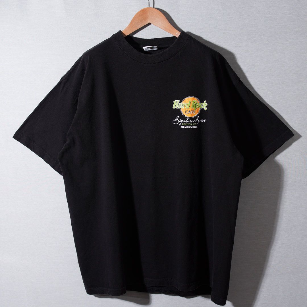 美品 90s ハードロックカフェ Hard Rock Cafe Tシャツ XL ブラック 