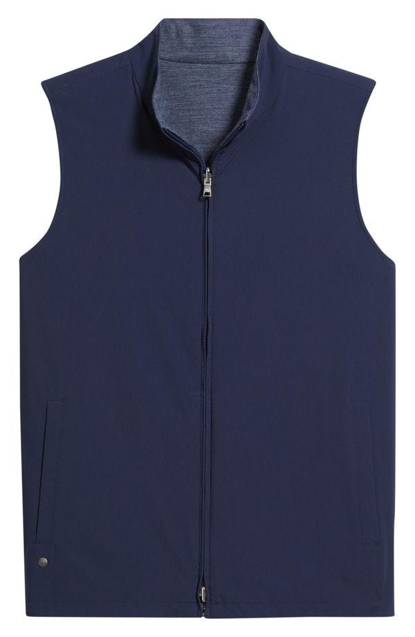 ピーター・ミラー メンズ アウター ベスト Peter Millareversible Wateresistant Vest Navy ネイビー