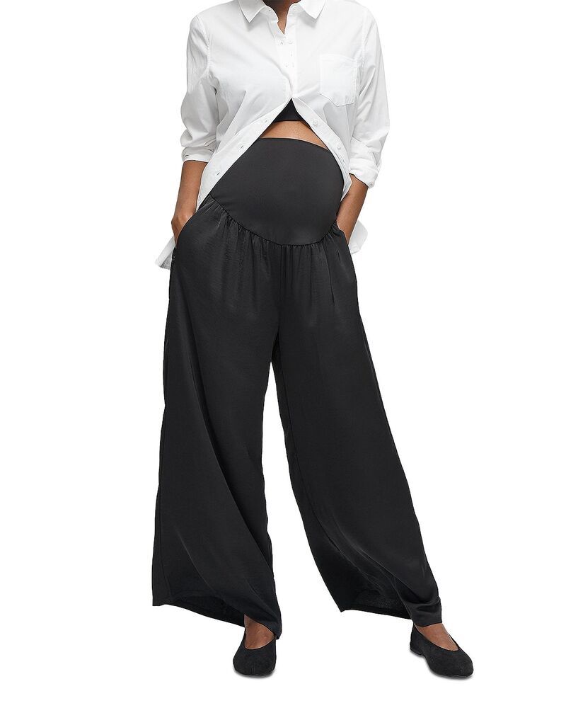 イングリッドイザベル レディース ボトムス カジュアルパンツ マタニティ Ingrid Isabel Flowy Maternity Pants Black ブラック