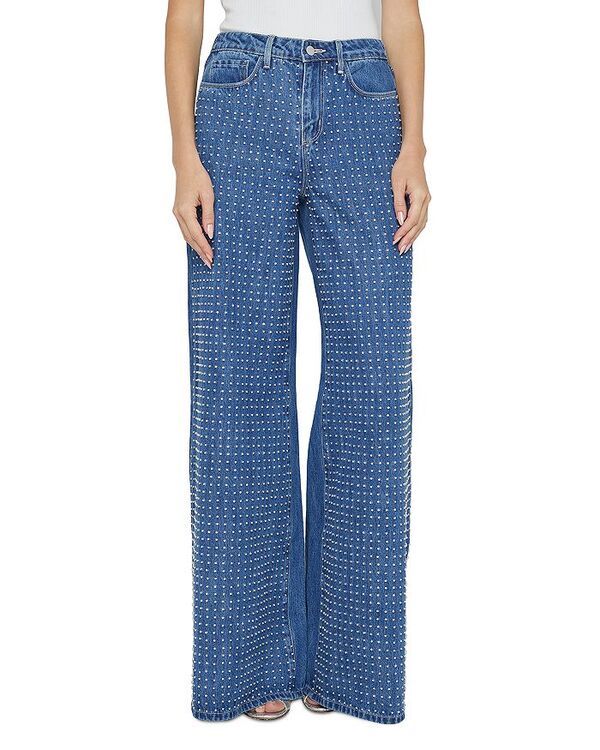 ラジャンス レディース ボトムス デニムパンツ ワイドレッグ ジーンズ LAGENCE Quincy High Rise Wide Leg Jeans in Glendora