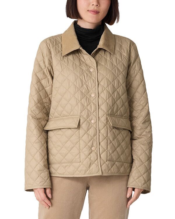 エイリーンフィッシャー レディース アウター ジャケット・ブルゾン キルティング Eileen Fisher Quilted Jacket Biscuit