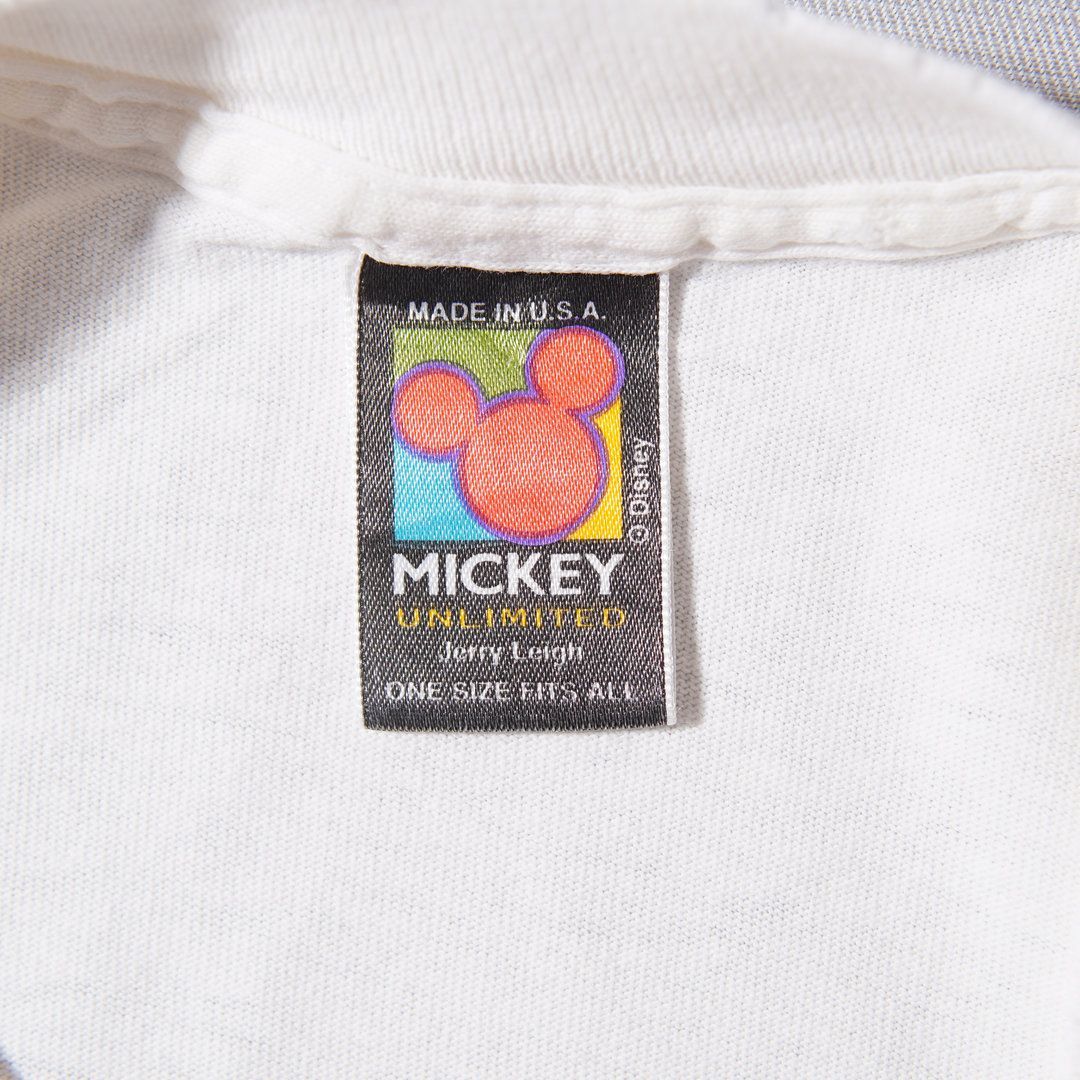 90s USA製 ディズニー Disney Tシャツ XL 表記F ホワイト ヴィンテージ