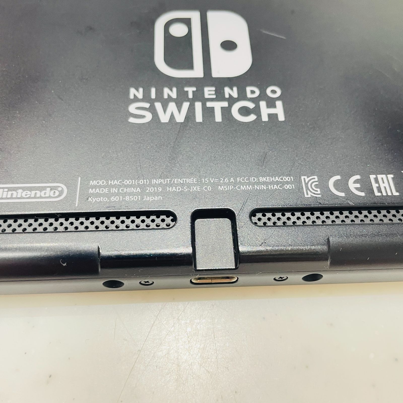 任天堂スイッチ 本体 グレー 2019年製 バッテリー強化版 動作確認済み