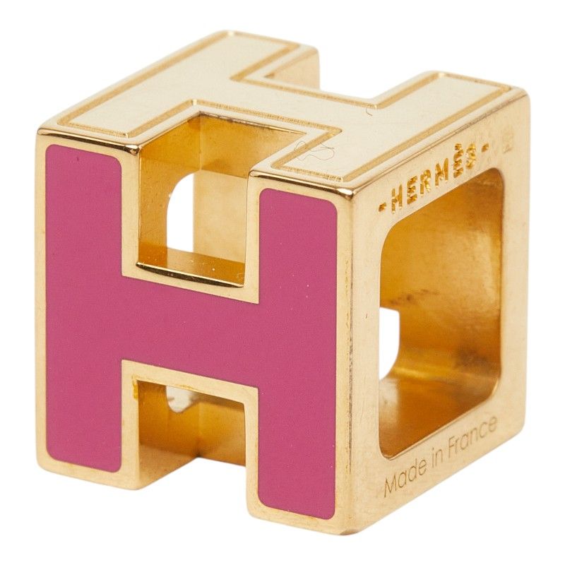 1円 HERMES エルメス カージュドアッシュ Hキューブ ペンダントトップ