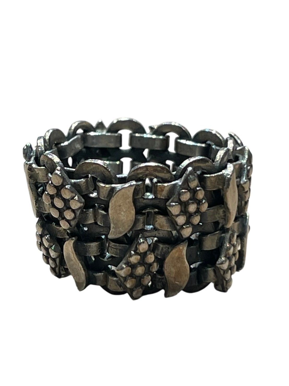 THARU SILVER ◯ ⑤ DOUBLE RING メンズ シルバー 20号
