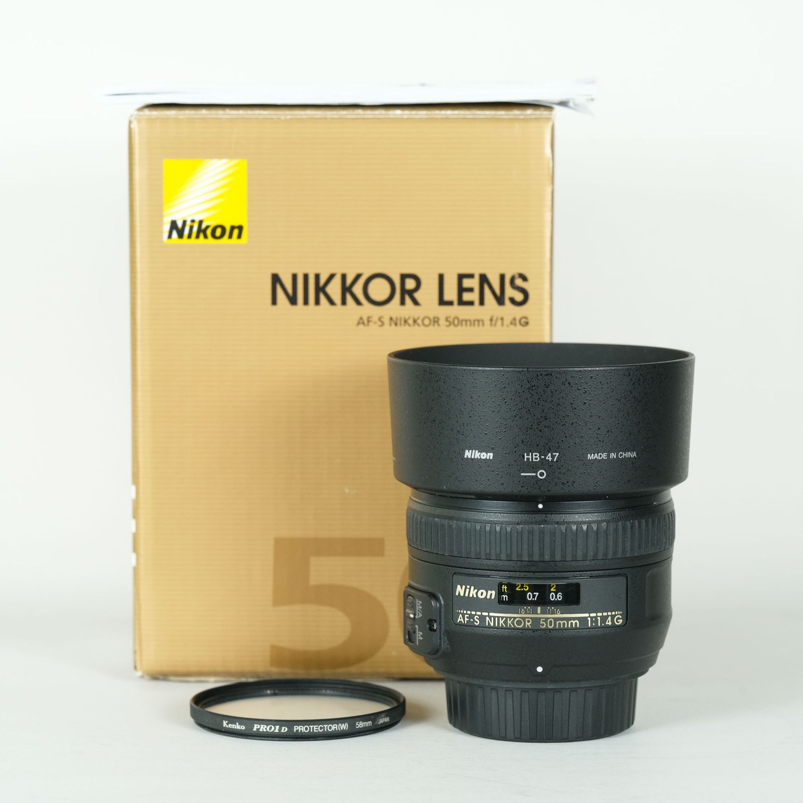 [良品 | フィルター付] Nikon AF-S NIKKOR 50mm f/1.4G | Nikon Fマウント