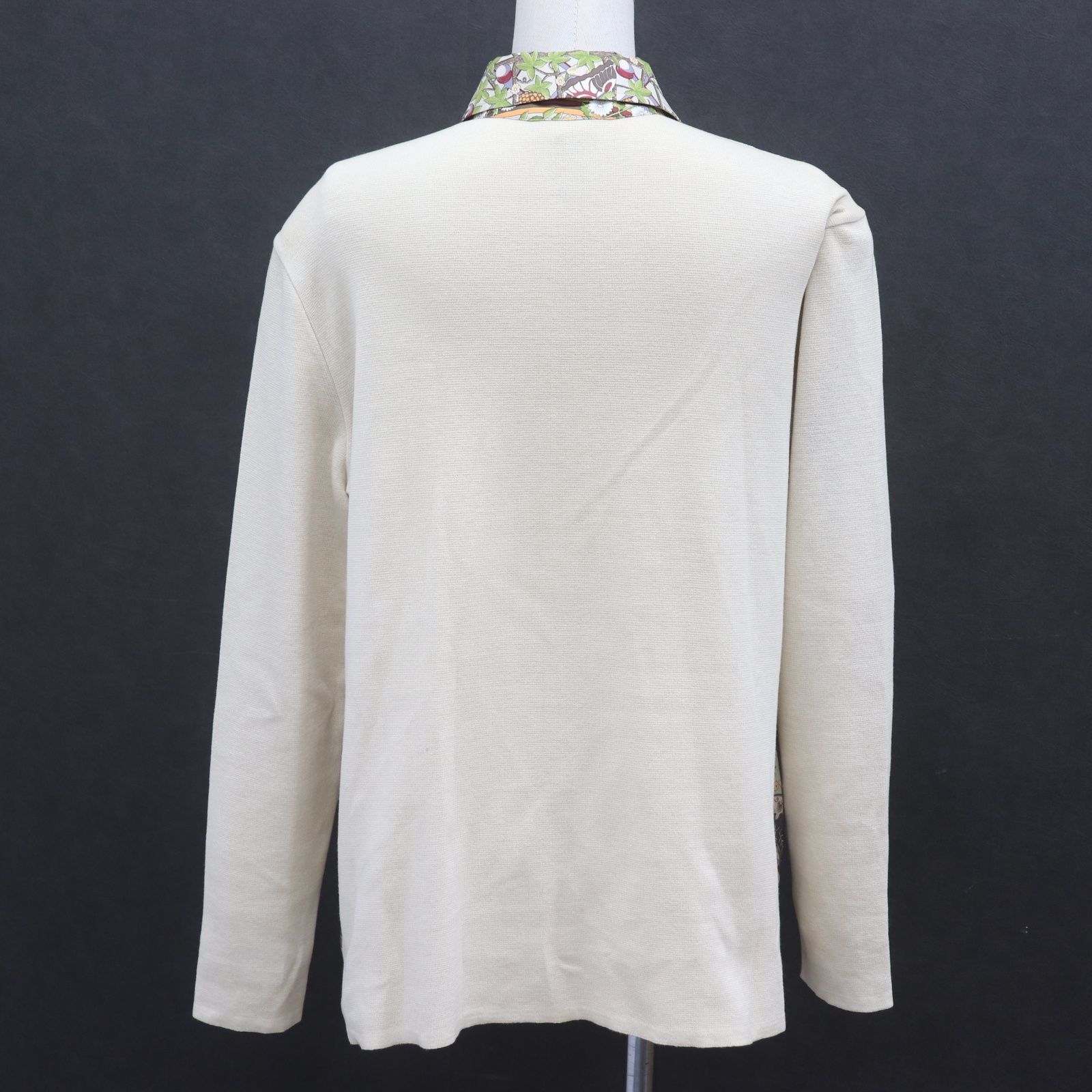 IT11RL9W2V7C HERMES エルメス シルクニット シャツ 長袖 マルジェラ期 