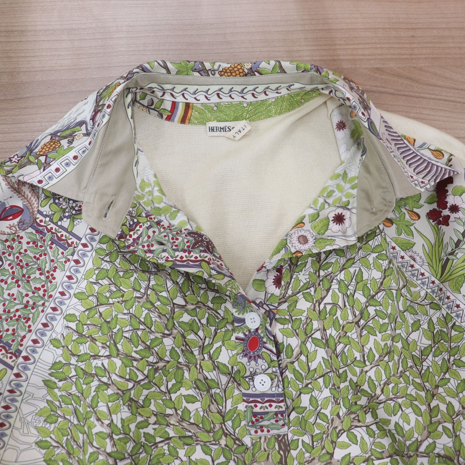 IT11RL9W2V7C HERMES エルメス シルクニット シャツ 長袖 マルジェラ期