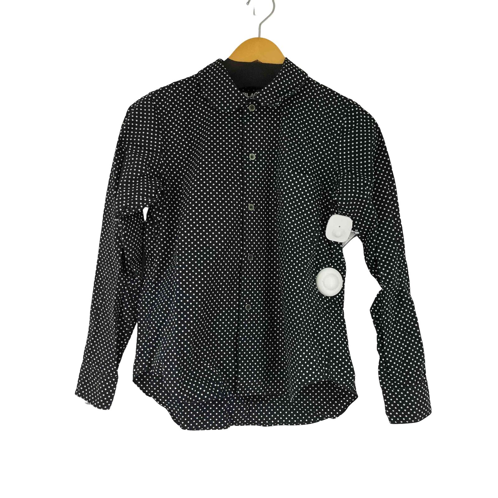 ブラックマーケットコムデギャルソン black market COMME des GARCONS AD2015 ラウンドカラー ドットシャツ レディース JPN：XS
