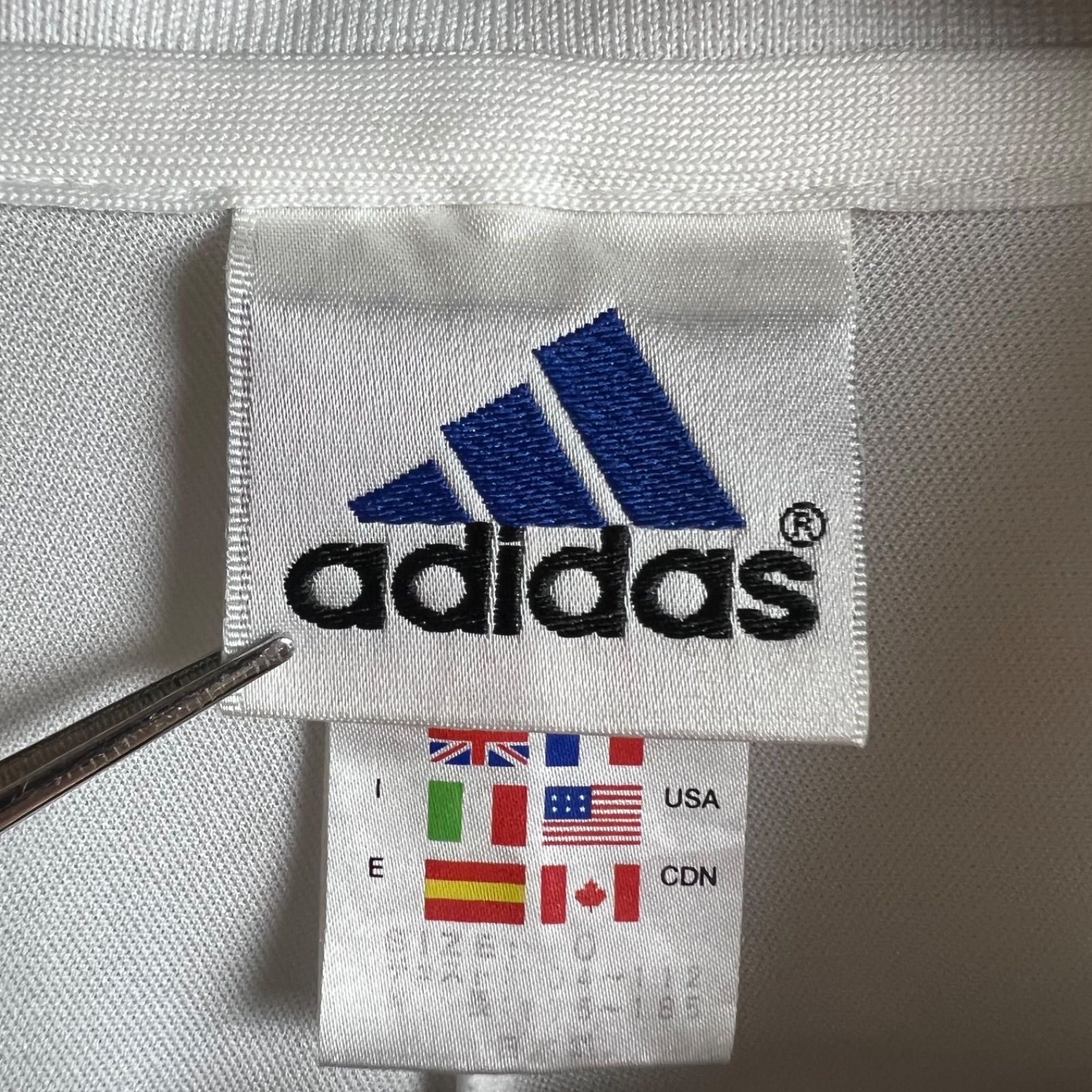 adidas 2000 00s tech archive LOGO game Tee XL アディダス 襟付 