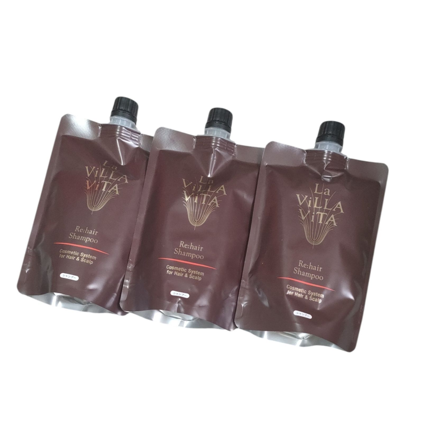 3個セット　La ViLLA ViTA　ラ・ヴィラ・ヴィータ　リ・ヘア　シャンプーS　レフィル