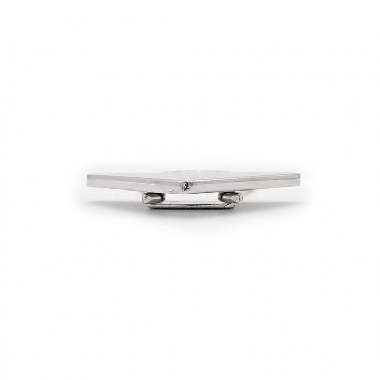 美品 PRADA プラダ トライアングル キーリング M713 チャーム