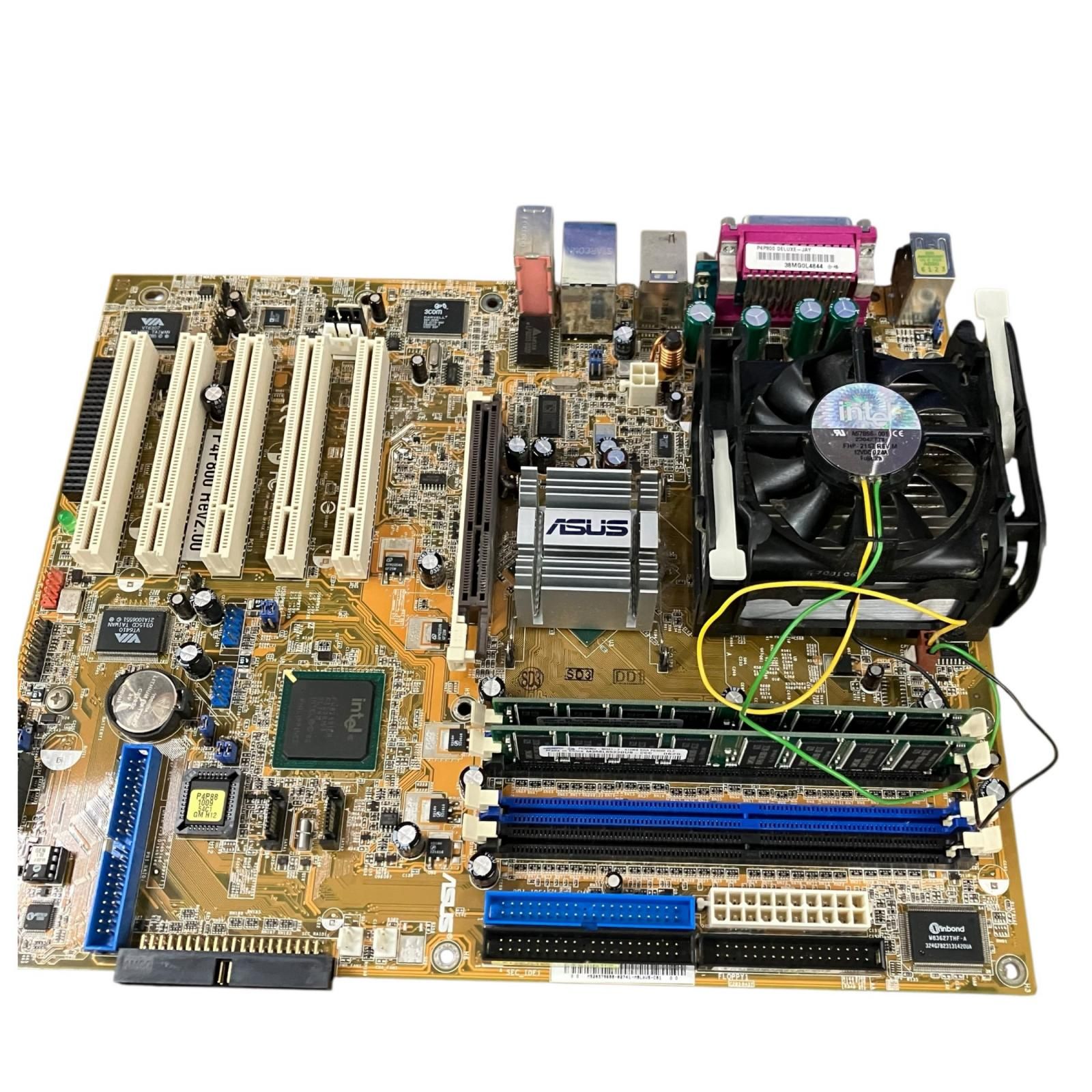 ASUS P4P800 DELUXE マザーボード 動作未確認 - メルカリ
