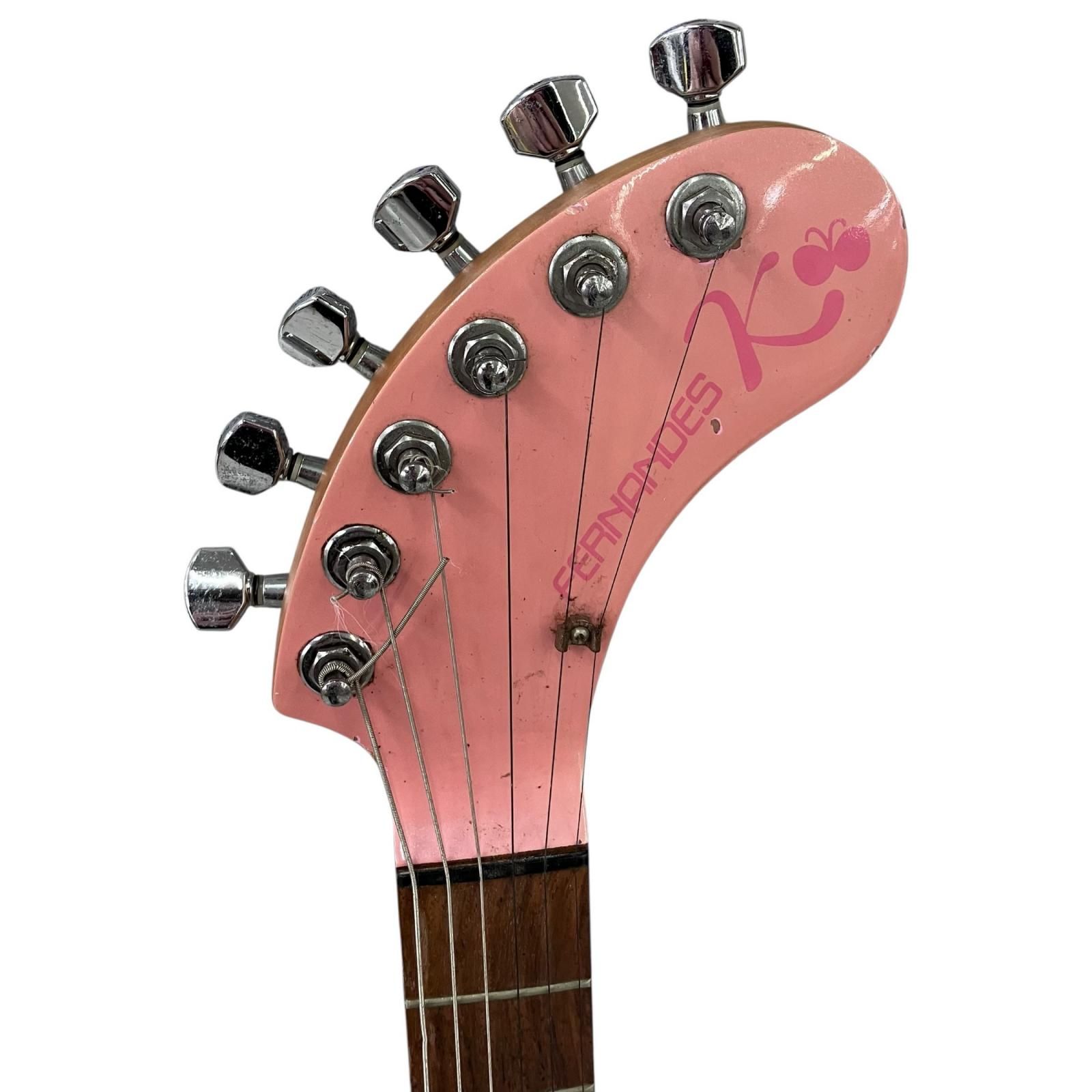 186000 現状品 FRRNANDES フェルナンデス エレキギター Hello Kitty 
