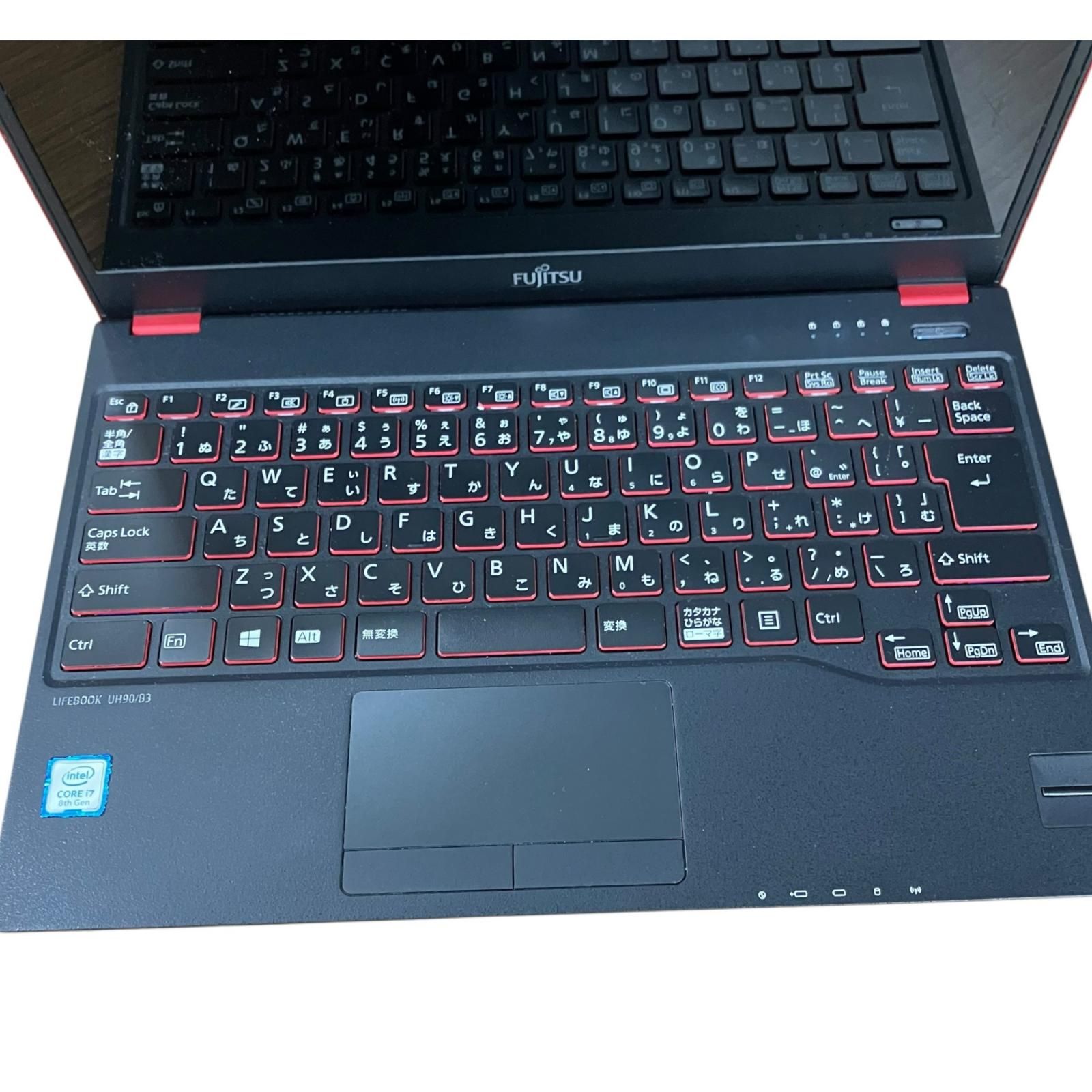 動作未確認 富士通 LIFEBOOK UH90/B3 i7 レッド - メルカリ