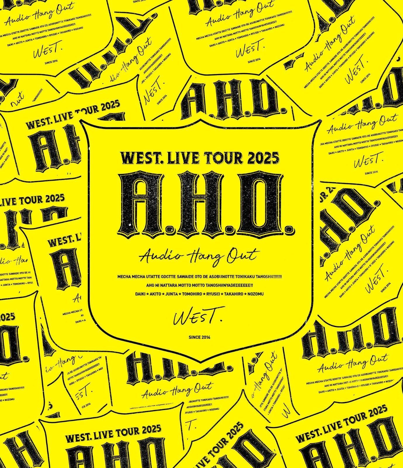 WEST. LIVE TOUR 2025 A.H.O. -Audio Hang Out- (通常盤) (Blu-ray) -WEST.