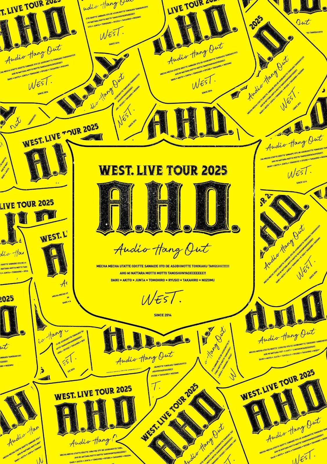 WEST. LIVE TOUR 2025 A.H.O. -Audio Hang Out- (通常盤) (DVD) -WEST. 7,524円