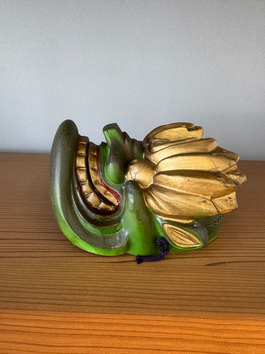 鬼面 陶器面 木箱付 魔除け 縁起物 - メルカリ
