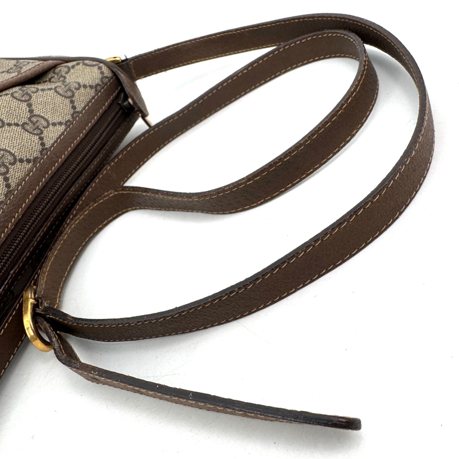 極美品 GUCCI オールドグッチ シェリーライン ショルダーバッグ GG柄 