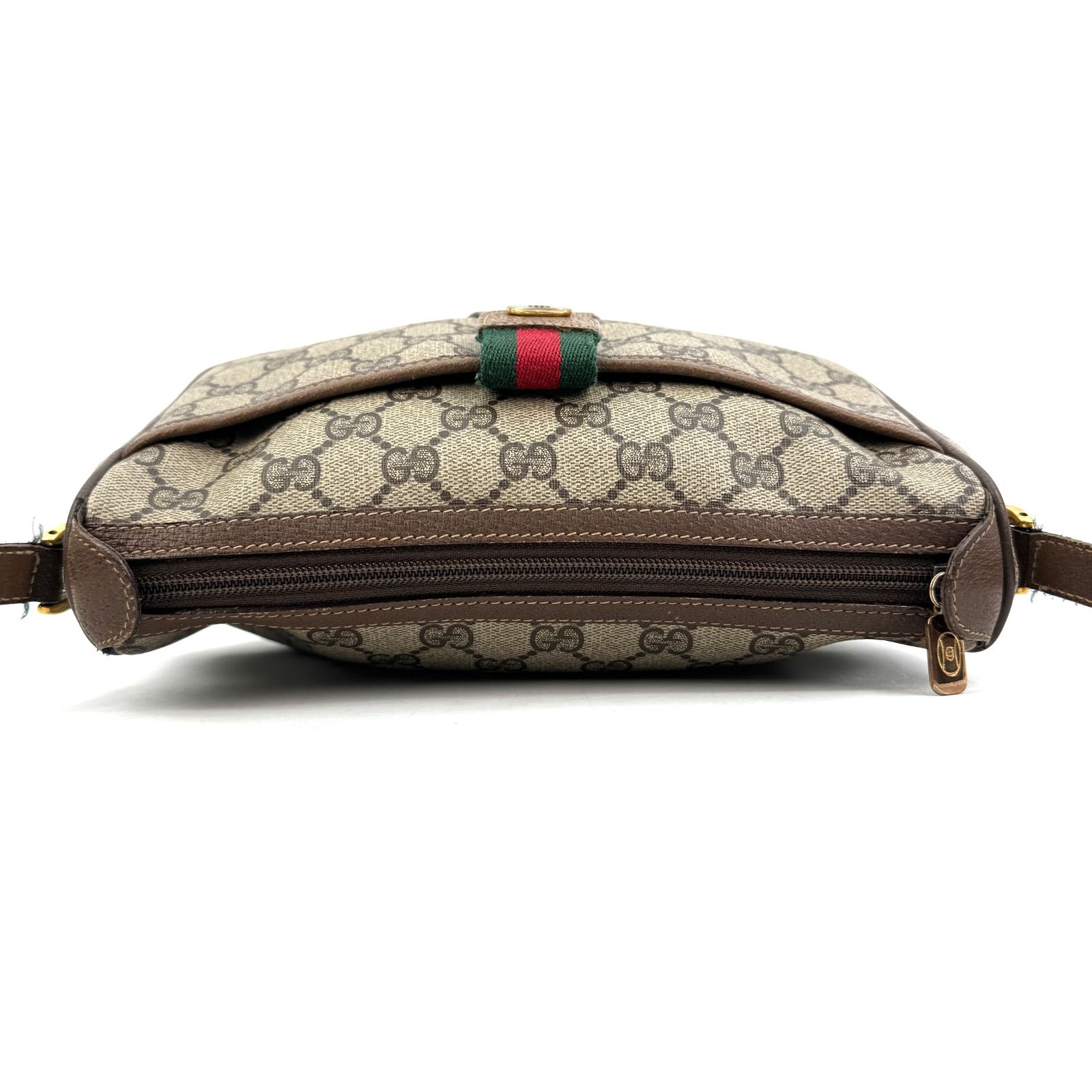 極美品 GUCCI オールドグッチ シェリーライン ショルダーバッグ GG柄