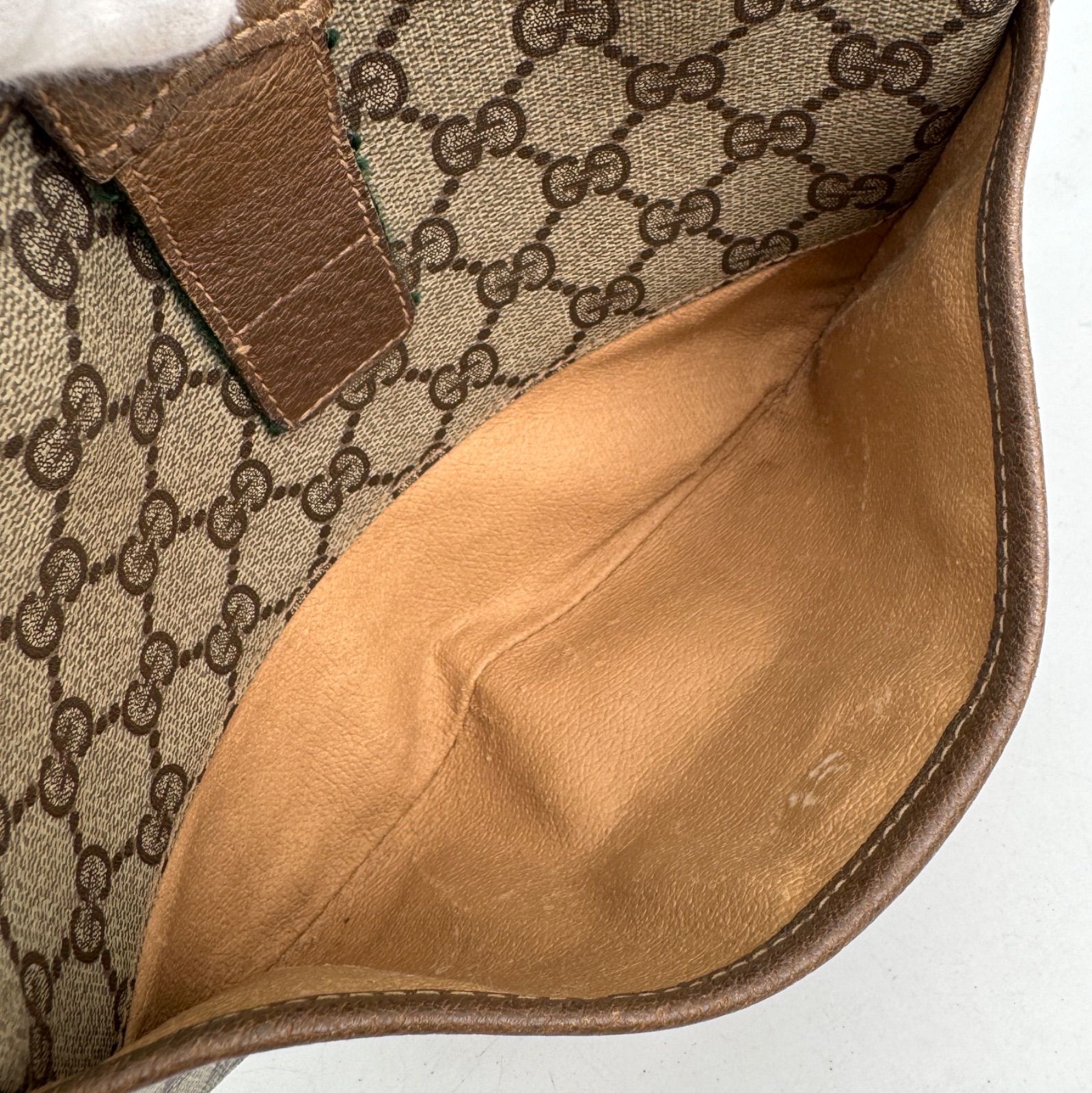 極美品 GUCCI オールドグッチ シェリーライン ショルダーバッグ GG柄 