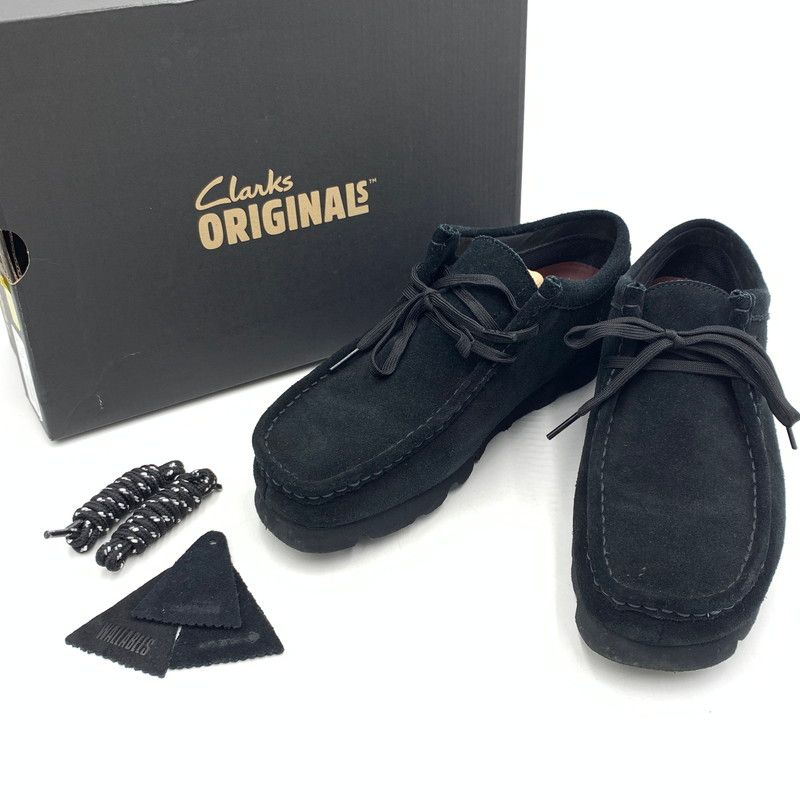 【中古品】 Clarks クラークス WALLABEE GTX BOOTS 26179251 ワラビー ブーツ 靴 ゴアテックス ビブラムソール 【164-260615-ko-06-tei】