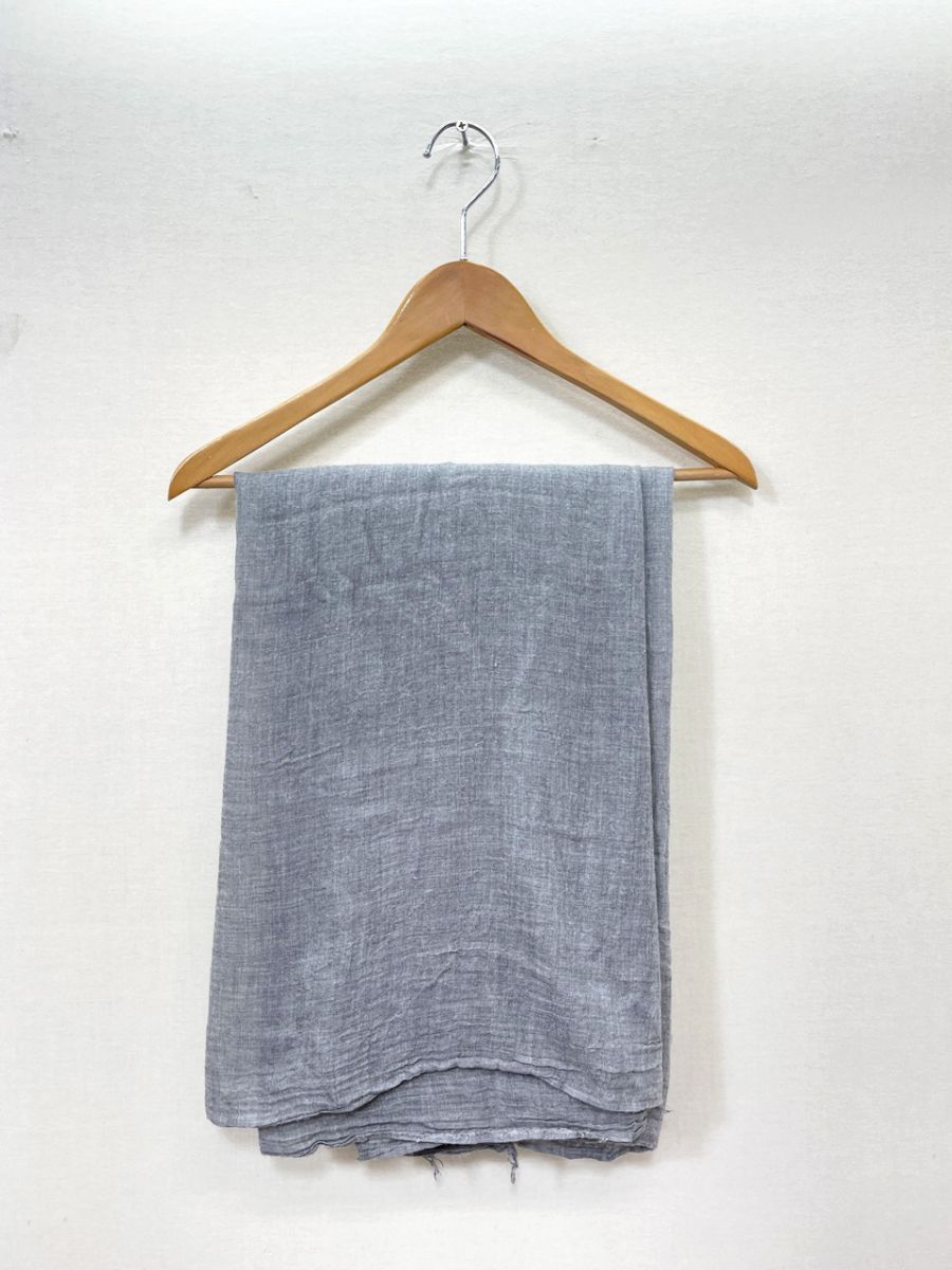 Faliero Sarti ファリエロサルティー カシミヤ混 大判 ストール グレー ■■◎レディース