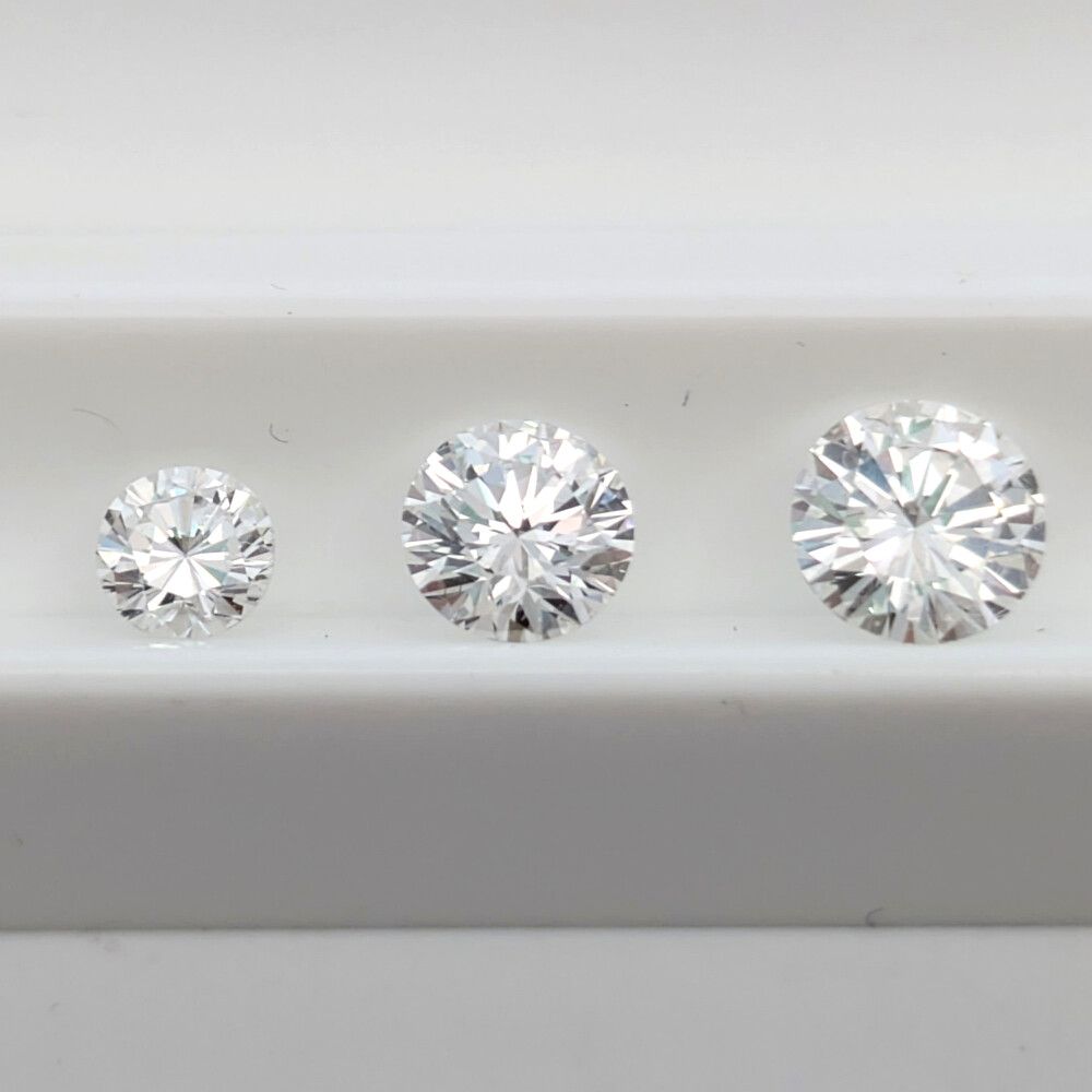 1.15ct 3P ジュエリールース ダイヤモンドルース Diamond ホワイト 中央宝石研究所ソーティング【N】【メンズ・レディース】★■617625【中古】