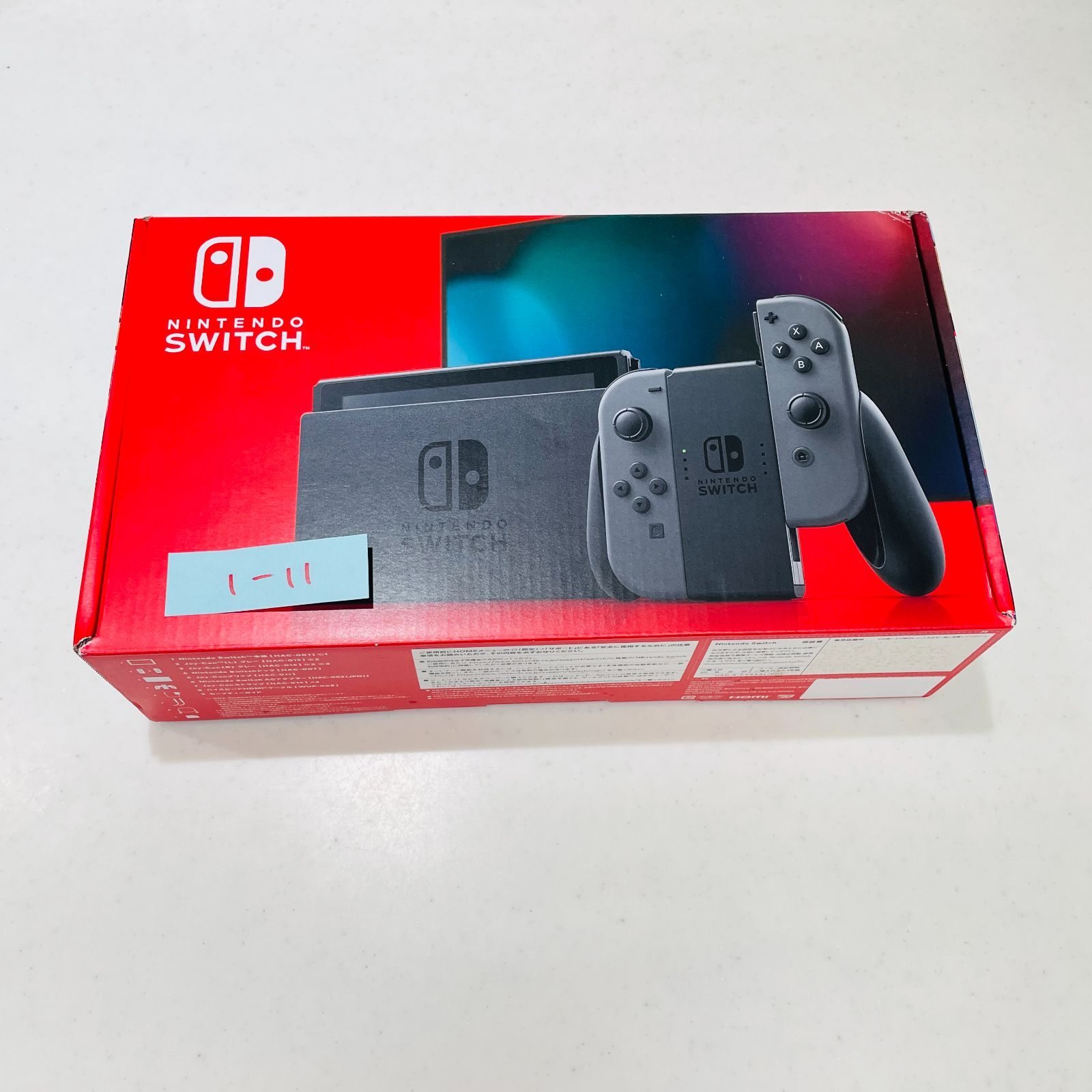 状態良好 Nintendo Switch 本体 グレー 2019年製 バッテリー持続時間が
