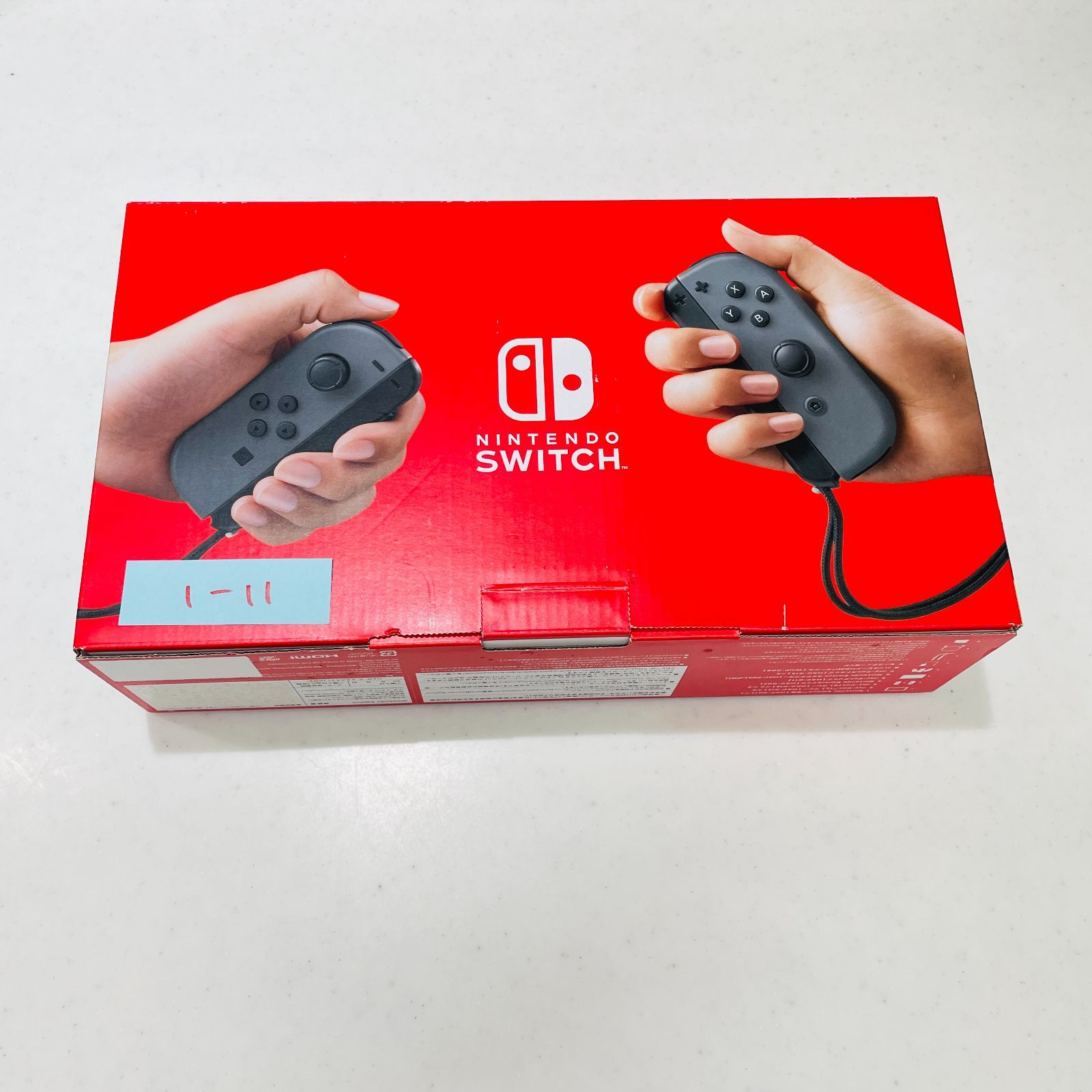 状態良好 Nintendo Switch 本体 グレー 2019年製 バッテリー持続時間が