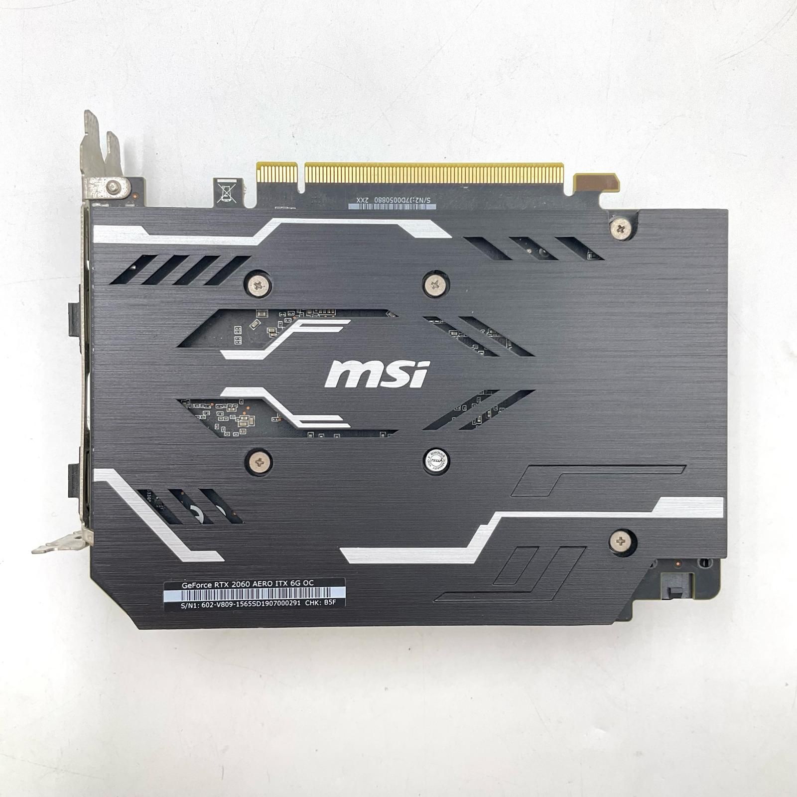 美品 MSI RTX 2060 AERO ITX 6G OC - メルカリ
