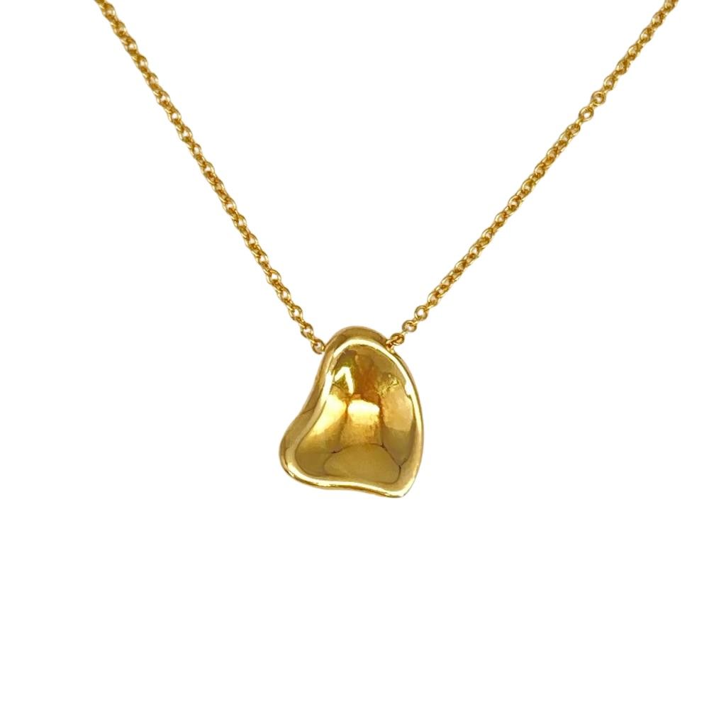 ティファニー Tiffany&Co. フルハート ネックレス K18YG 1.8g イエローゴールド【中古】