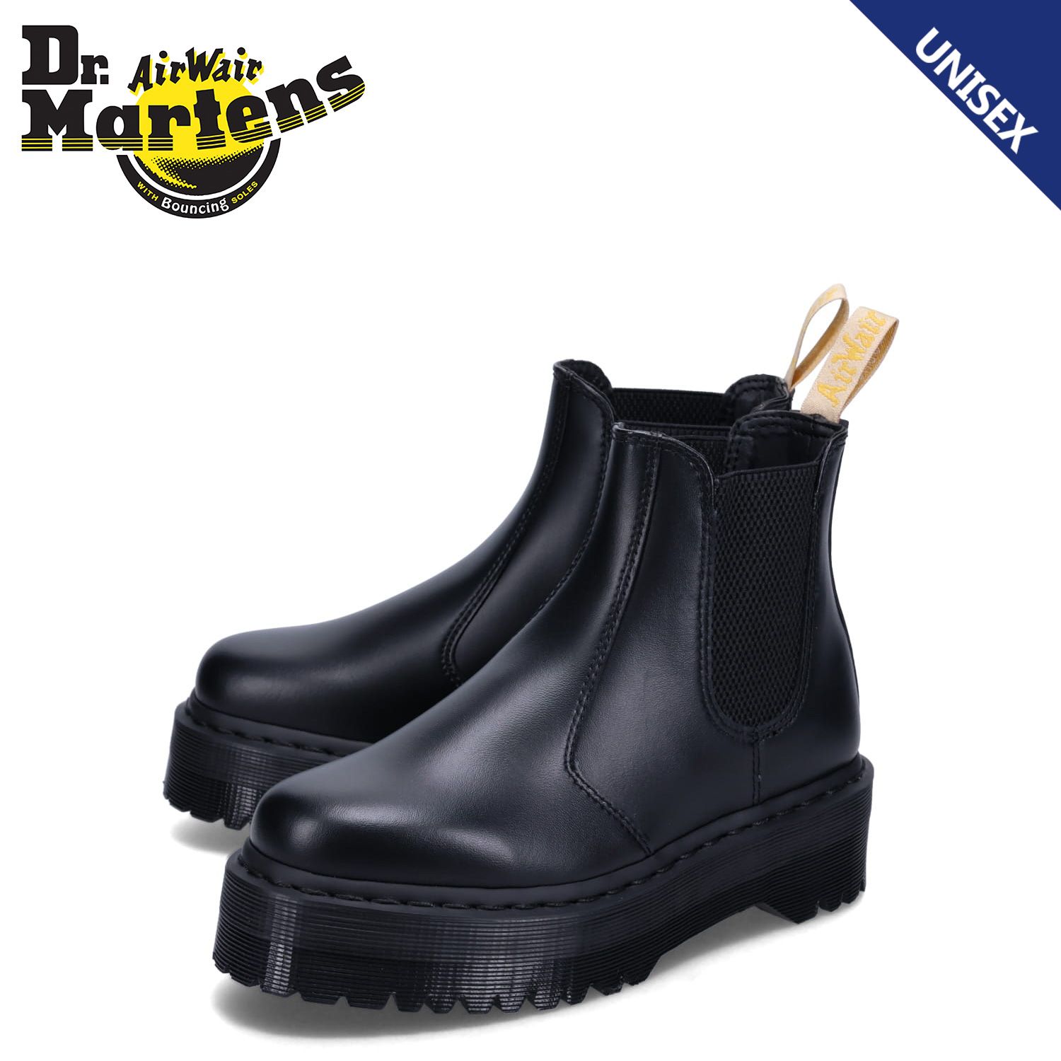 ドクターマーチン Dr.Martens チェルシーブーツ サイドゴア メンズ レディース 厚底 2976 QUAD PLATFORM CHELSEA 27560001