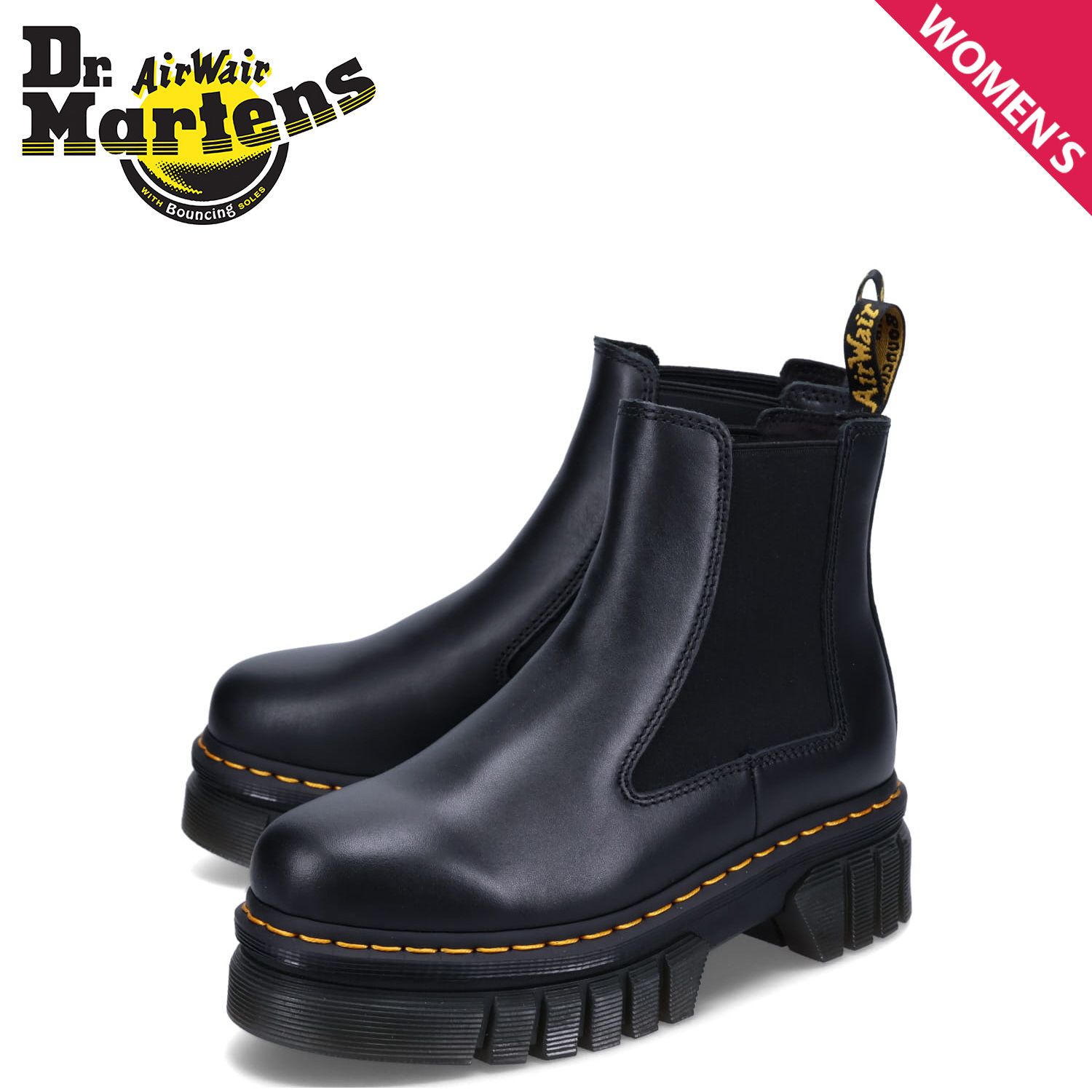 ドクターマーチン Dr.Martens チェルシー ブーツ サイドゴア レディース 厚底 AUDRICK 27148001