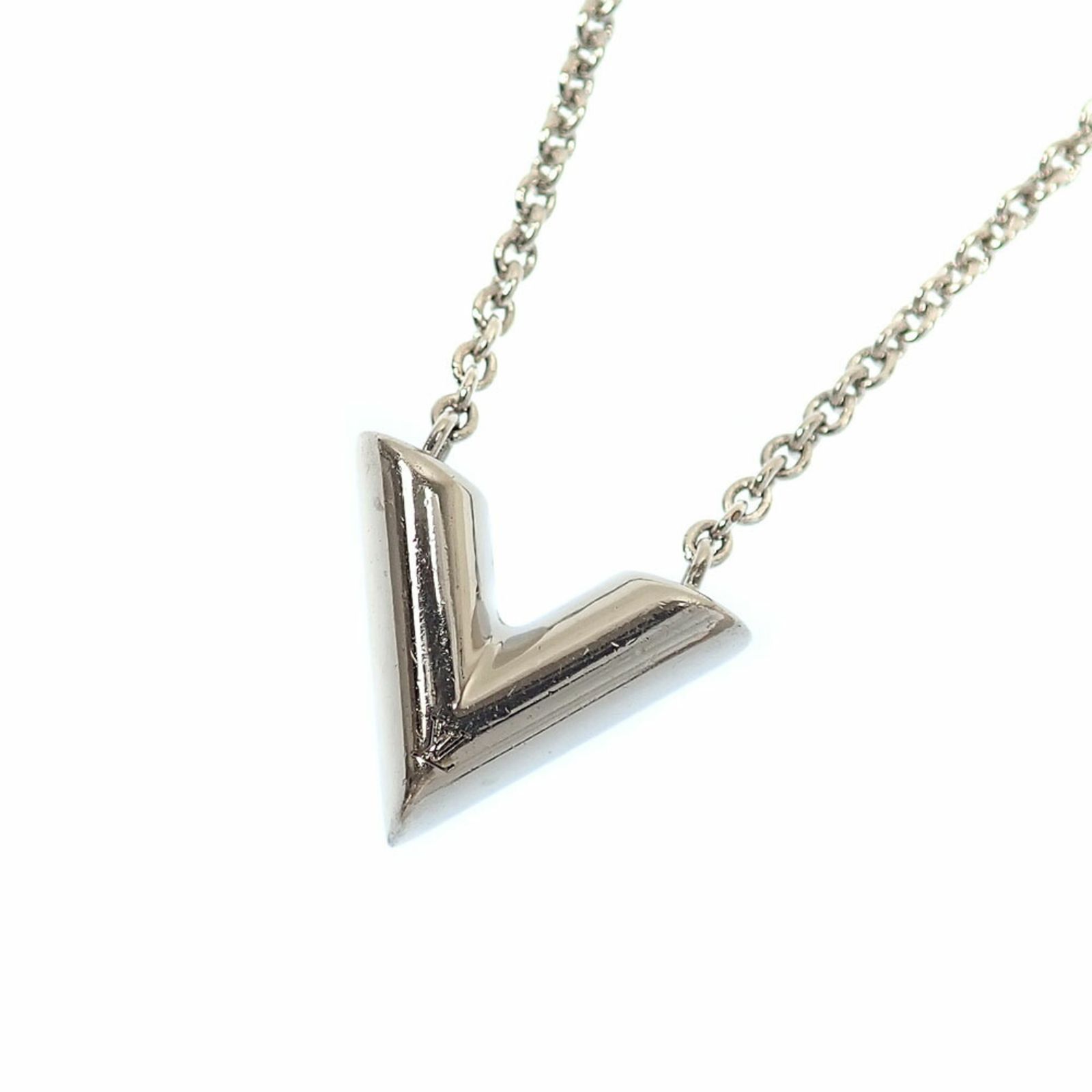 ルイ・ヴィトン(Louis Vuitton) ルイ・ヴィトン エセンシャルV ネックレス レディース M63197 メタル シルバーカラー