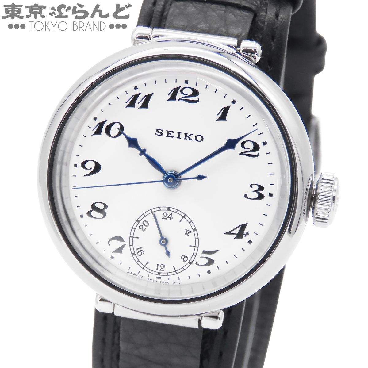セイコー SEIKO プレサージュ SART001 6R5H-00A0 ホワイト SS カーフ 100周年記念 服部金太郎限定モデル 1000本限定 琺瑯ダイヤル 腕時計 メンズ 自動巻 101858893