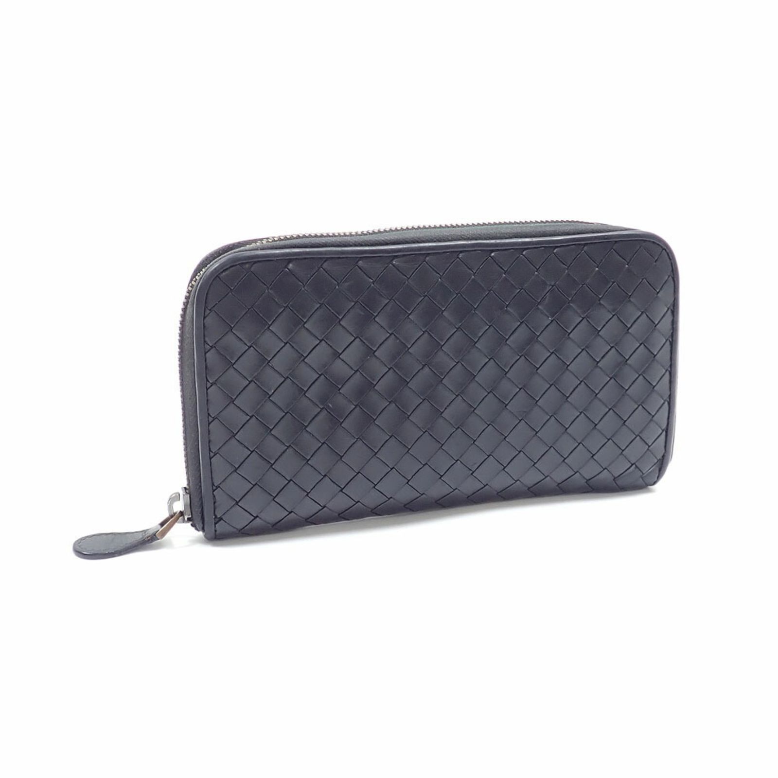 ボッテガ・ヴェネタ(Bottega Veneta) ボッテガヴェネタ ラウンド 長財布 ブラック 黒 レザー レディース メンズ