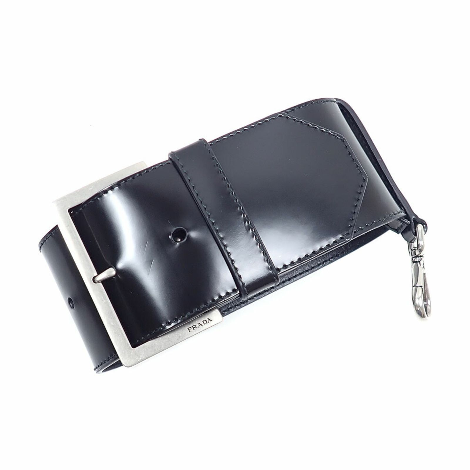 プラダ(Prada) プラダ リストストラップ レディース ネロ 黒 レザー 1TW008 バッグチャーム 15,471円