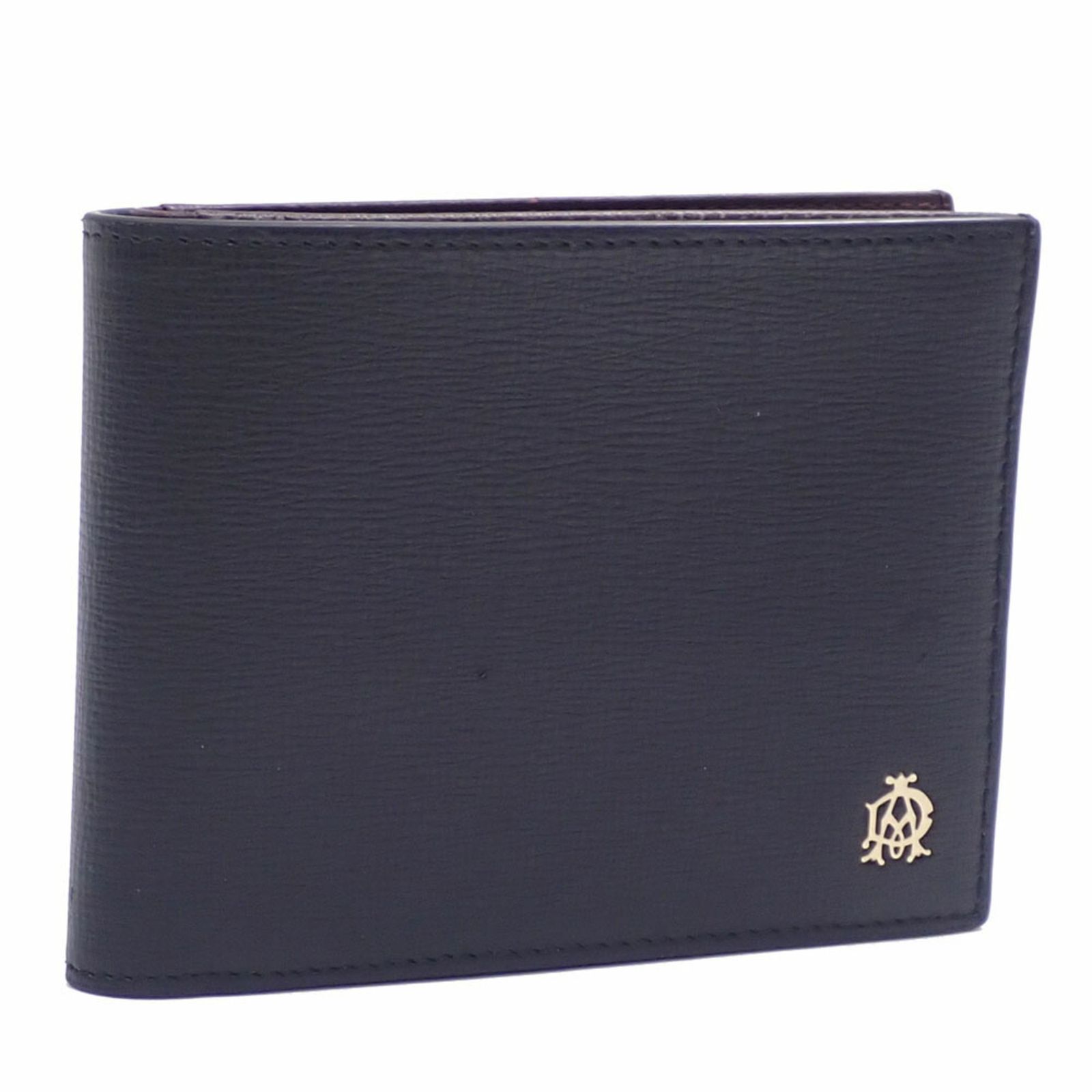 ダンヒル(Dunhill) ダンヒル 二つ折り 財布 メンズ ブラック 黒 レザー 革