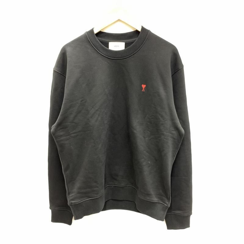 中古】AMI Alexandre Mattiussi ロゴ刺繍 クルーネックスウェット XL