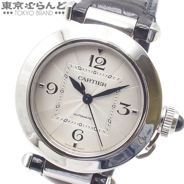 カルティエ CARTIER パシャ WSPA0012 シルバー ステンレススチール アリゲーター 腕時計 ユニセックス 自動巻 25XM 101826907