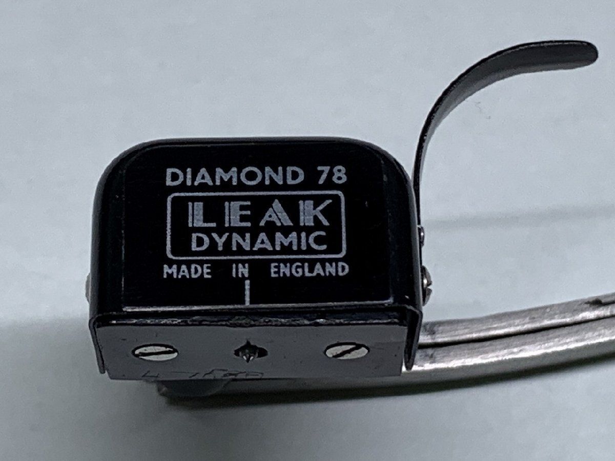 ◇大感謝祭!【極希少】LEAK DYNAMIC 78 モノラルカートリッジ デッドストック 未使用 箱付 英国名門 リーク DIAMOND78 SP盤再生用 m0o10561