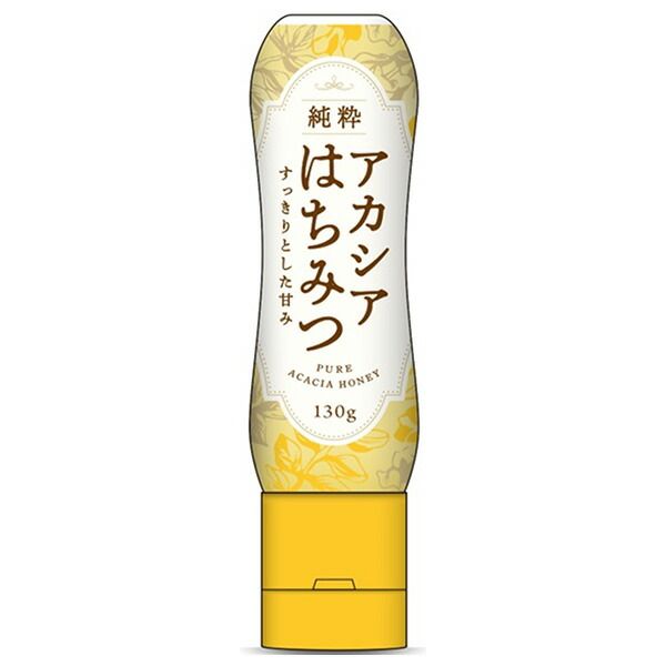 三洋通商 アカシア 純粋はちみつ 130g×15個入×(2ケース)| 送料無料 はちみつ 蜂蜜 シロップ アカシア ストック 朝食 ジャム コンフィチュール ハニー シリアル グラノーラ パン ケース買い まとめ買い 業者 仕入れ 大量 健康