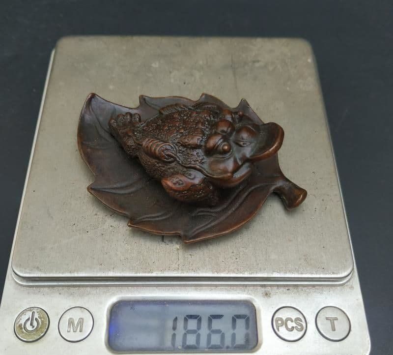 銅 細工 金蟾 禅意茶寵 茶道具 蓋置 装飾品 工芸品 置物 - メルカリ