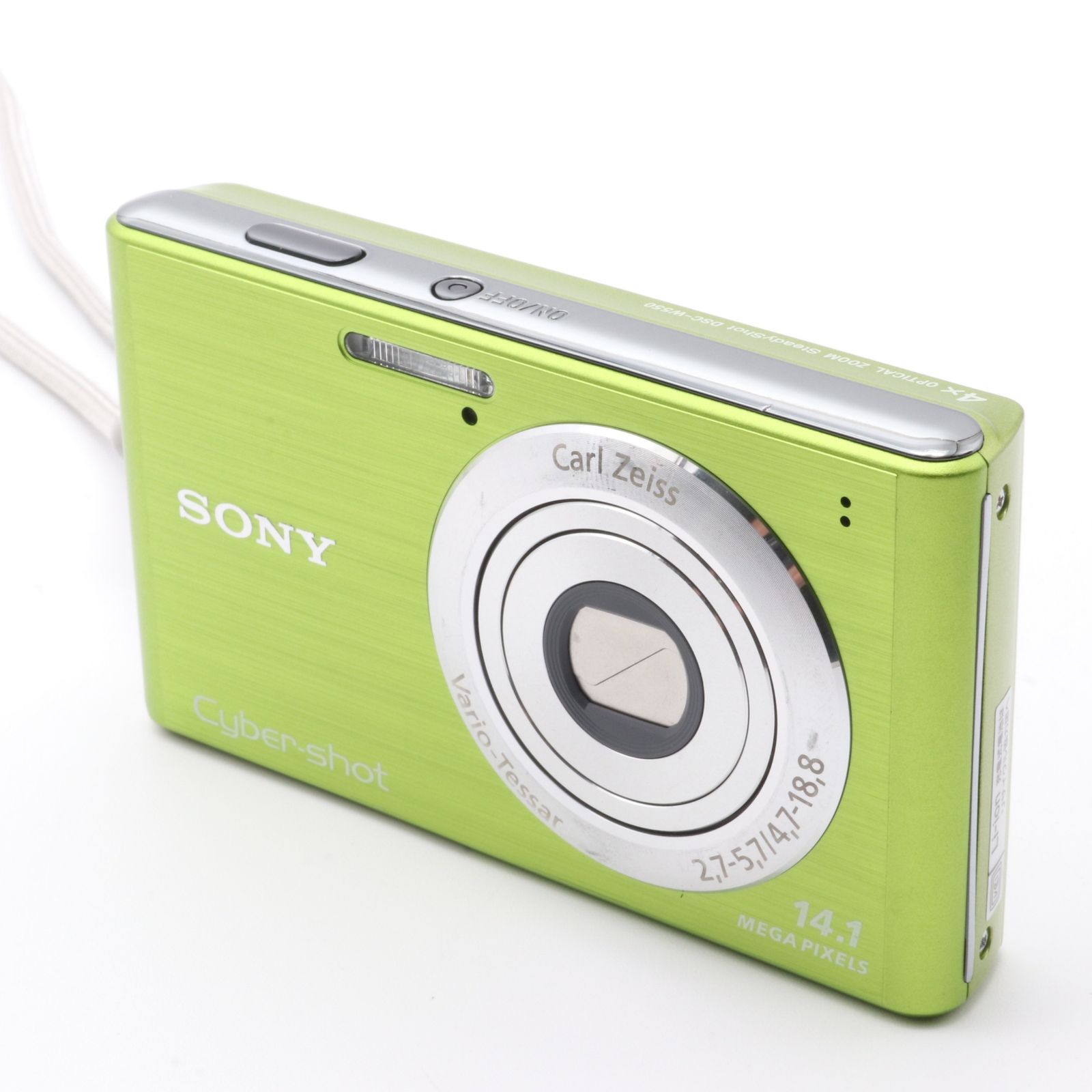 SONY Cyber-Shot W550 グリーン - メルカリ