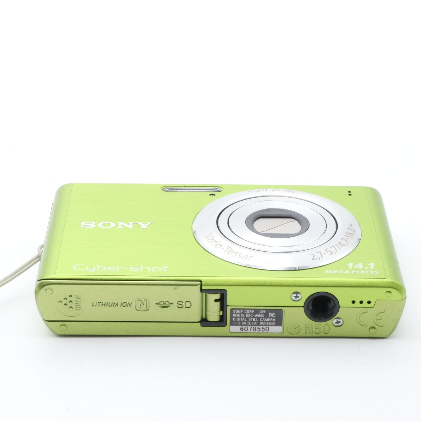 SONY Cyber-Shot W550 グリーン - メルカリ