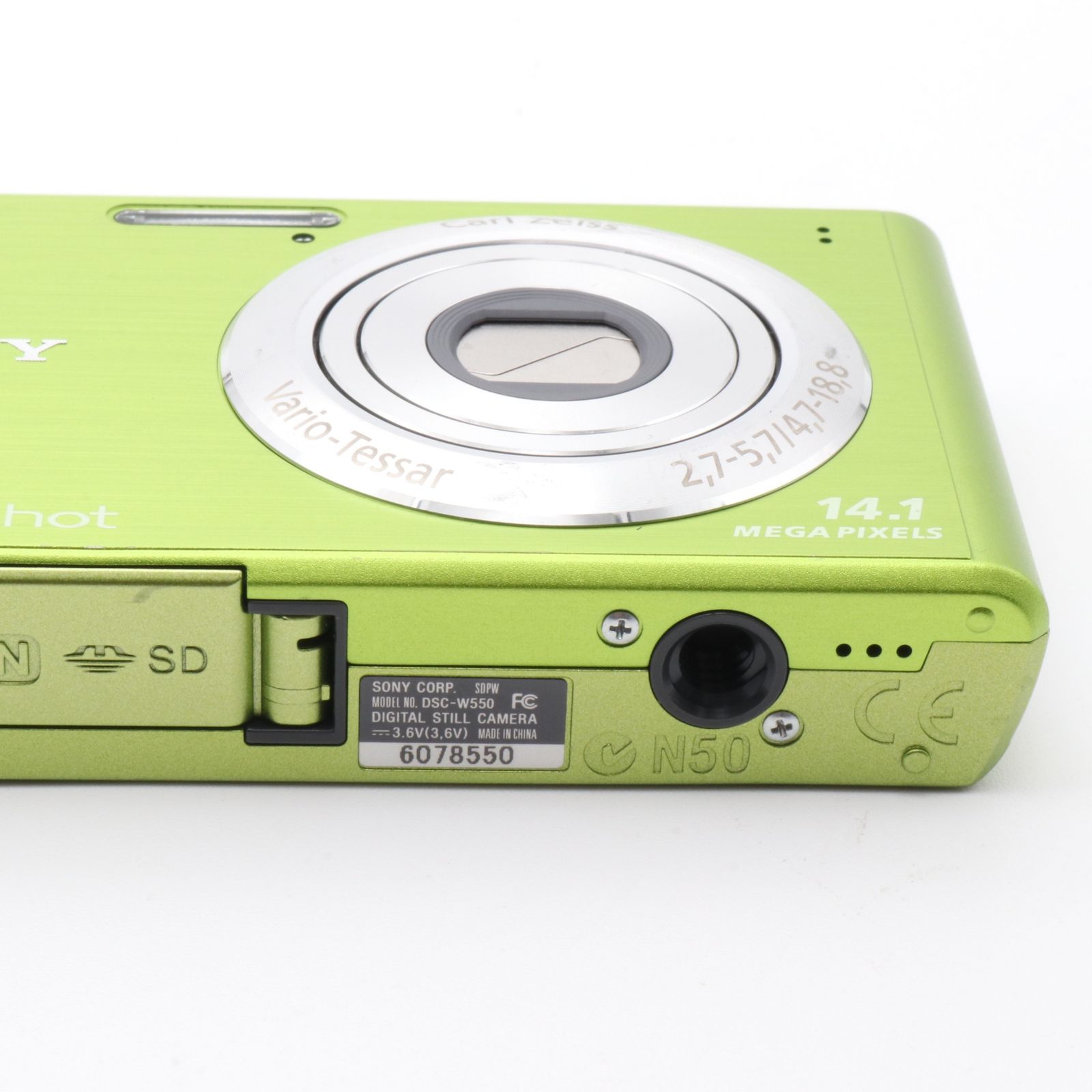 SONY Cyber-Shot W550 グリーン - メルカリ