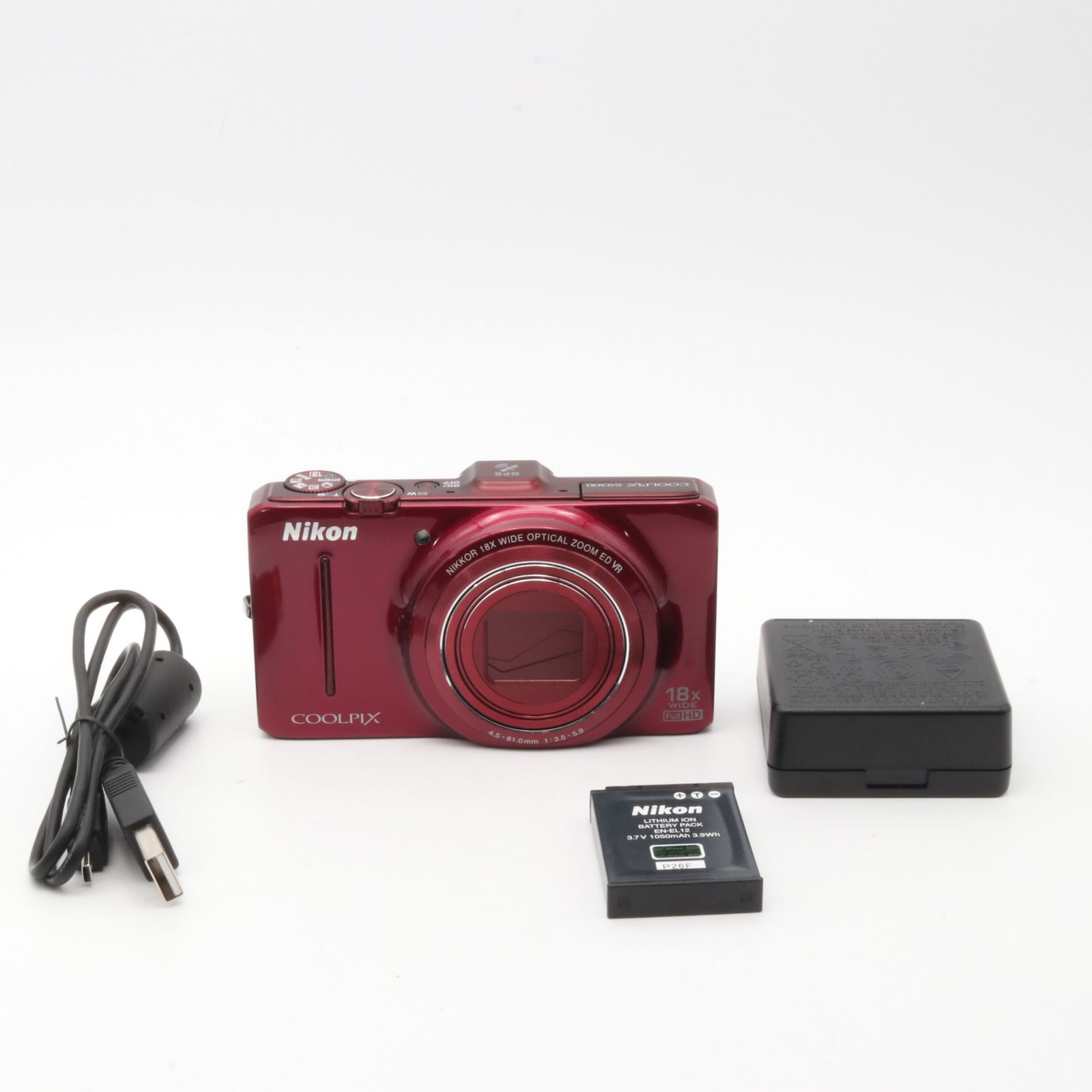 Nikon COOLPIX S9300 インペリアルレッド